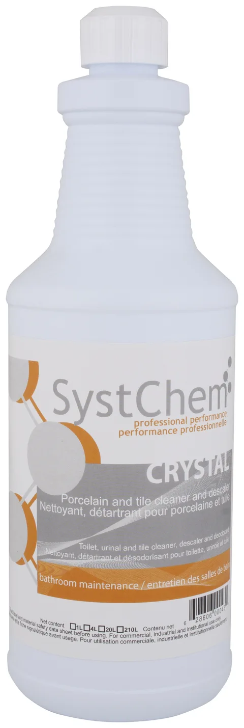 Nettoyant et détartrant à porcelaine Crystal 