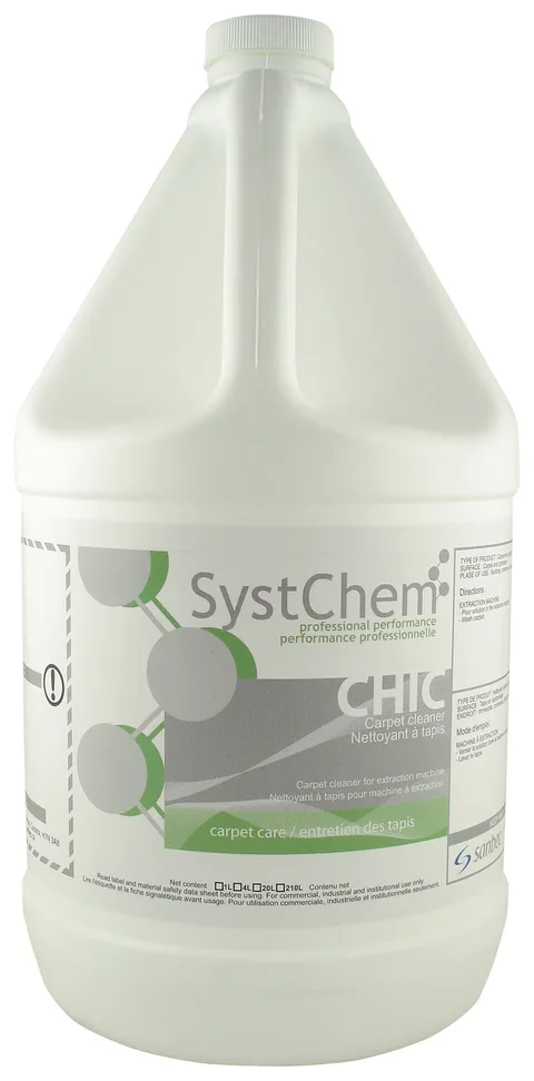 Nettoyant à tapis Chic pour machine à extraction 
