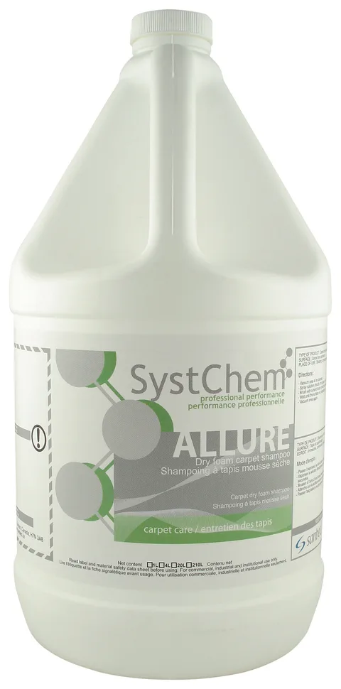 Shampoing mousse sèche pour tapis Allure 