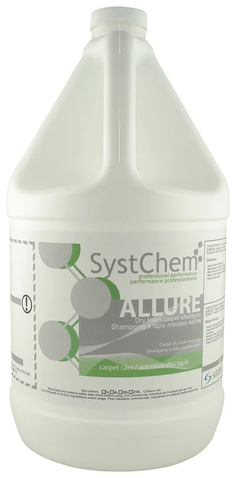 Shampoing mousse sèche pour tapis Allure 