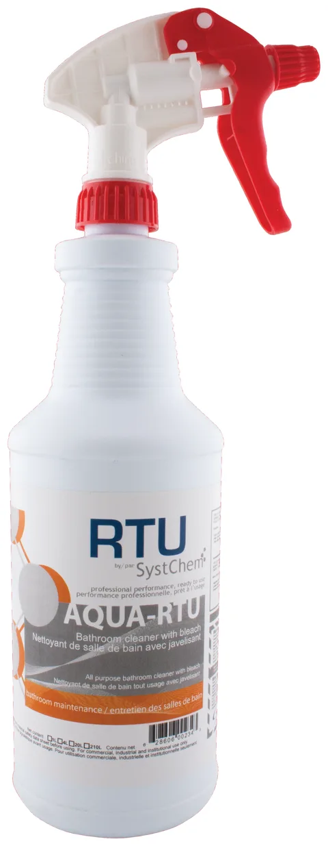 Nettoyant à salle de bain avec javelisant Aqua-RTU 