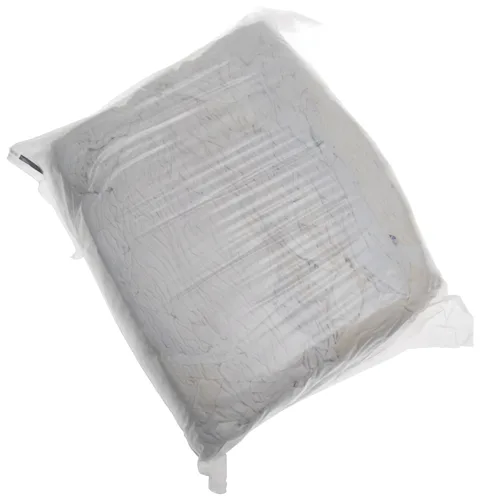 Guénilles en ratine blanche recyclée 