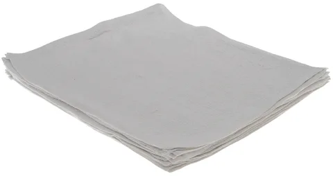 Guénilles de ratine blanche neuves 