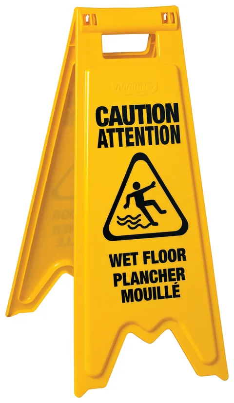 Écriteau de plancher 