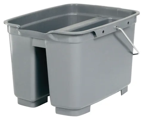 Seau tout usage double gris 