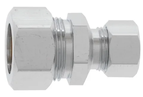 Adaptateur laiton chromé comp x comp 