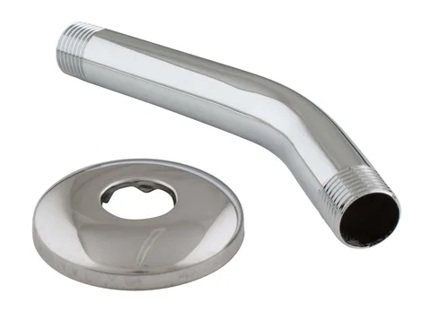 Bras de douche 1/2" avec bride 