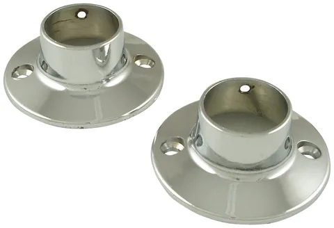 Brides de tringle de douche rondes allongées 