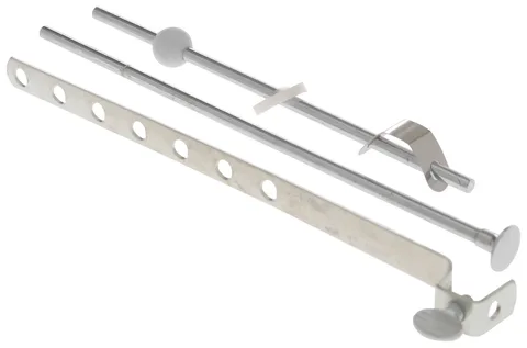 Ensemble de tiges de levage pour crépine mobile de lavabo