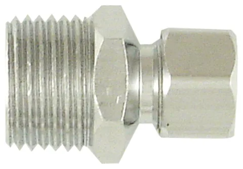 Adaptateur laiton chromé MPT x comp