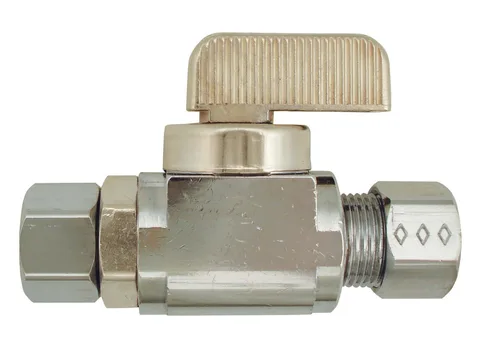 Mini valve à bille 1/ 4 de tour femelle comp x compression