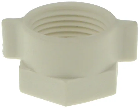 Écrou de raccordement pour soupape de toilette 