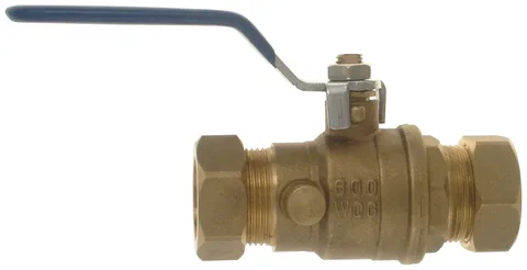 Valve à bille 1/4 de tour comp avec drain 