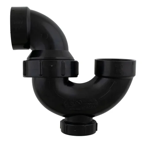 Siphon en P pivotant 