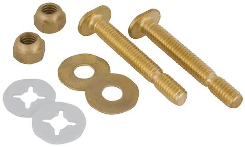 Boulons de toilette de plancher en laiton cassable