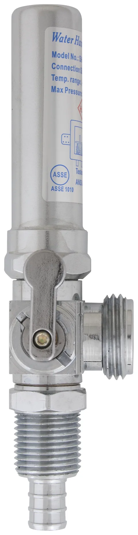 Valve à bille 1/4 de tour pex-B pour machine à laver avec antibélier