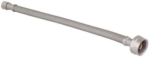 Connecteur tressé de toilette avec noix en laiton