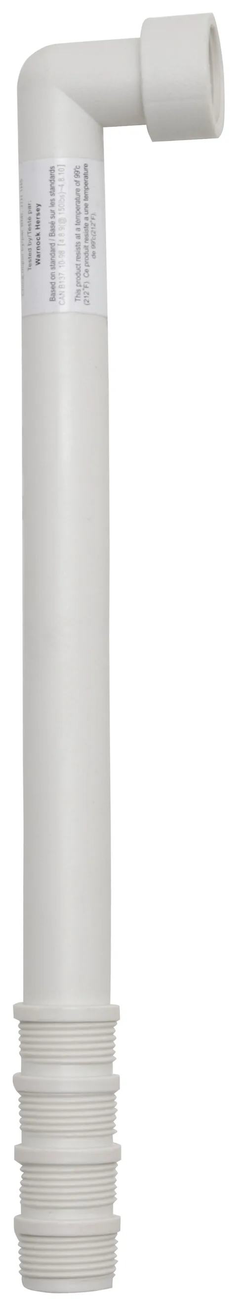 Tube d'égouttoir avec coude 90D