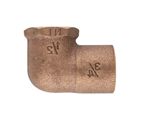 Coude 90D réduit coudé avec oreilles