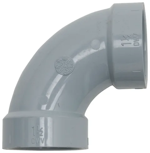 Coude 90D DWV en PVC 