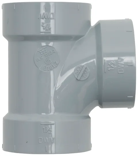 TY sanitaire DWV en PVC 