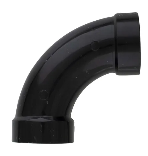 Coude long 90D DWV en ABS 