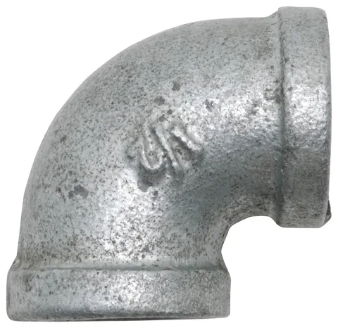 Coude 90D malléable galvanisé 