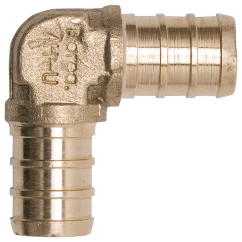 Coude 90D pex-B en laiton 