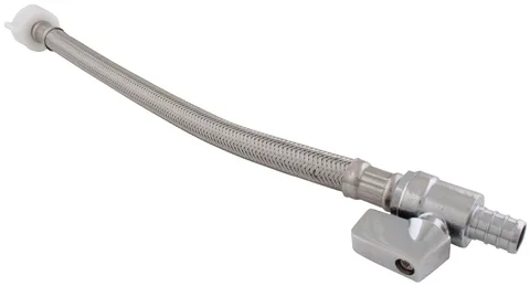 Connecteur tressé de toilette avec mini valve intégrée 