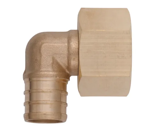 Adaptateur pex-B x FPT pivotant angulaire en laiton 