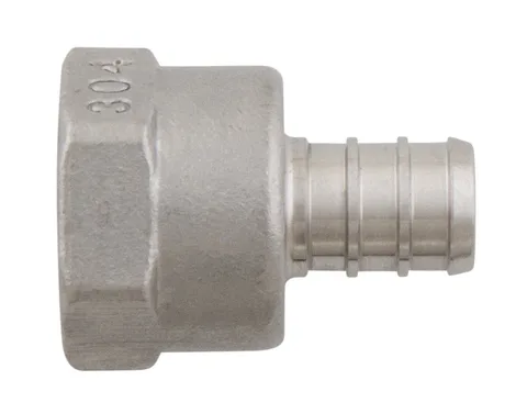 Adaptateur pex-B x FPT en acier inoxydable