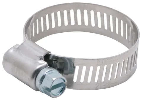 Collier de serrage en acier inoxydable avec vis en acier au carbone