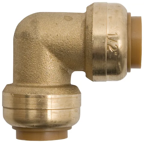 Coude 90D connexion rapide en laiton