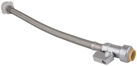 Connecteur tressé de toilette avec mini valve intégrée