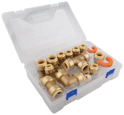 Assortiment de raccords 1/2" et 3/4" consommateur