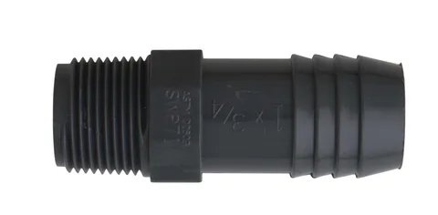 Adaptateur droit réduit MPT x insertion en PVC 