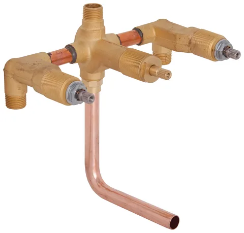 Installation primaire pour robinet de bain et douche Belanger 