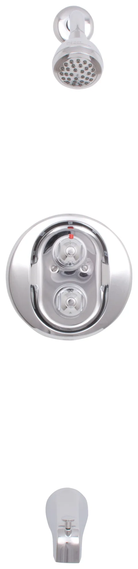 Robinet bain et douche poignée à levier fermé thermostatique 