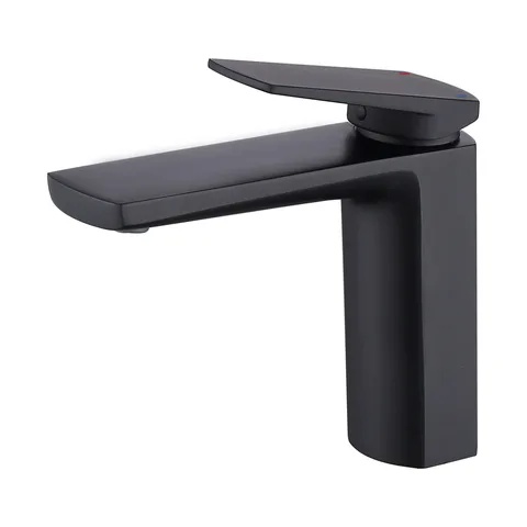 Robinet de lavabo poignée à levier 