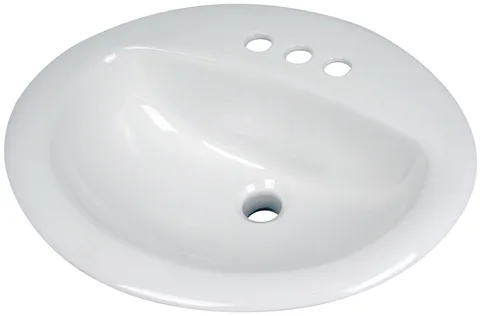 Lavabo en porcelaine 3 trous