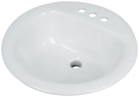 Lavabo en porcelaine 3 trous