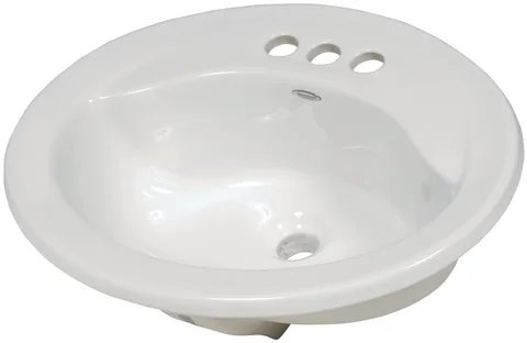 Lavabo en porcelaine Cadet 3 trous