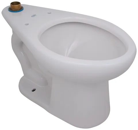 Toilette allongée de plancher 1 pièce