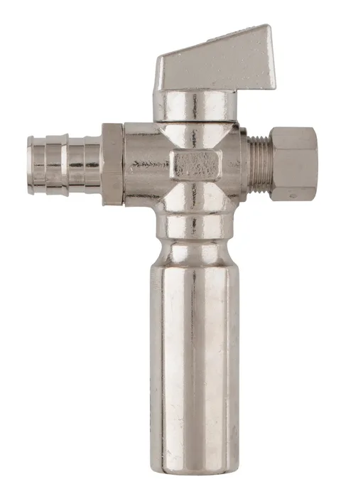 Mini valve à bille 1/4 de tour pex-A x comp avec antibélier AA