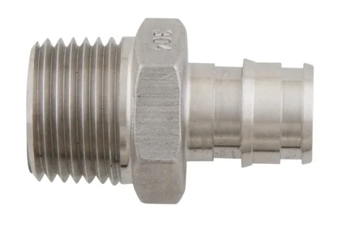 Adaptateur pex-A x MPT en acier inoxydable