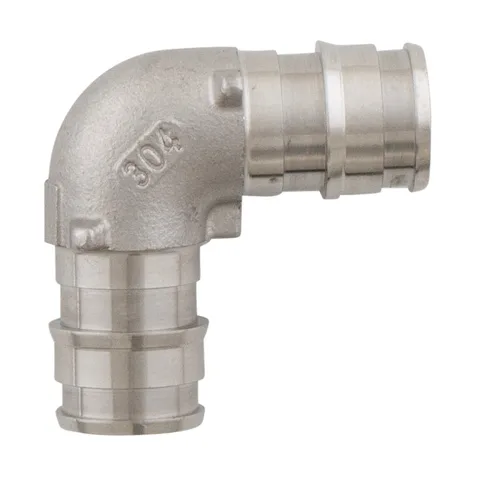 Coude 90 pex en acier inoxydable