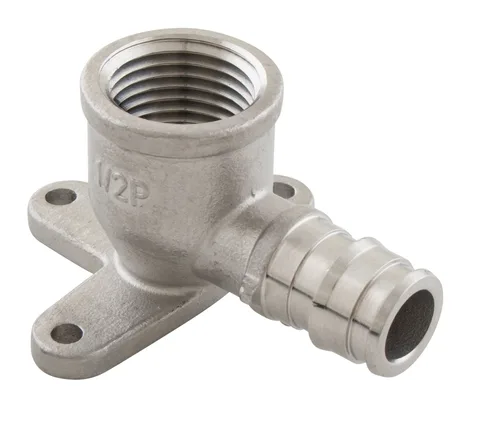 Coude de fixation 90D pex-A en acier inoxydable
