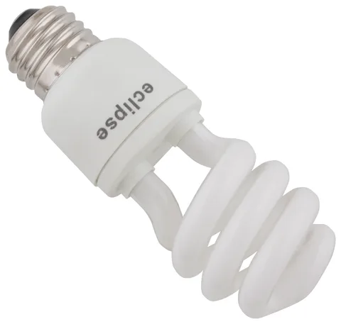 Lumière compacte fluorescente spirale