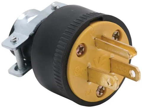 Fiche électrique mâle 