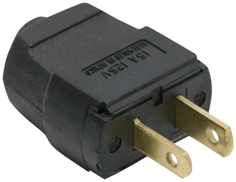 Fiche électrique mâle 
